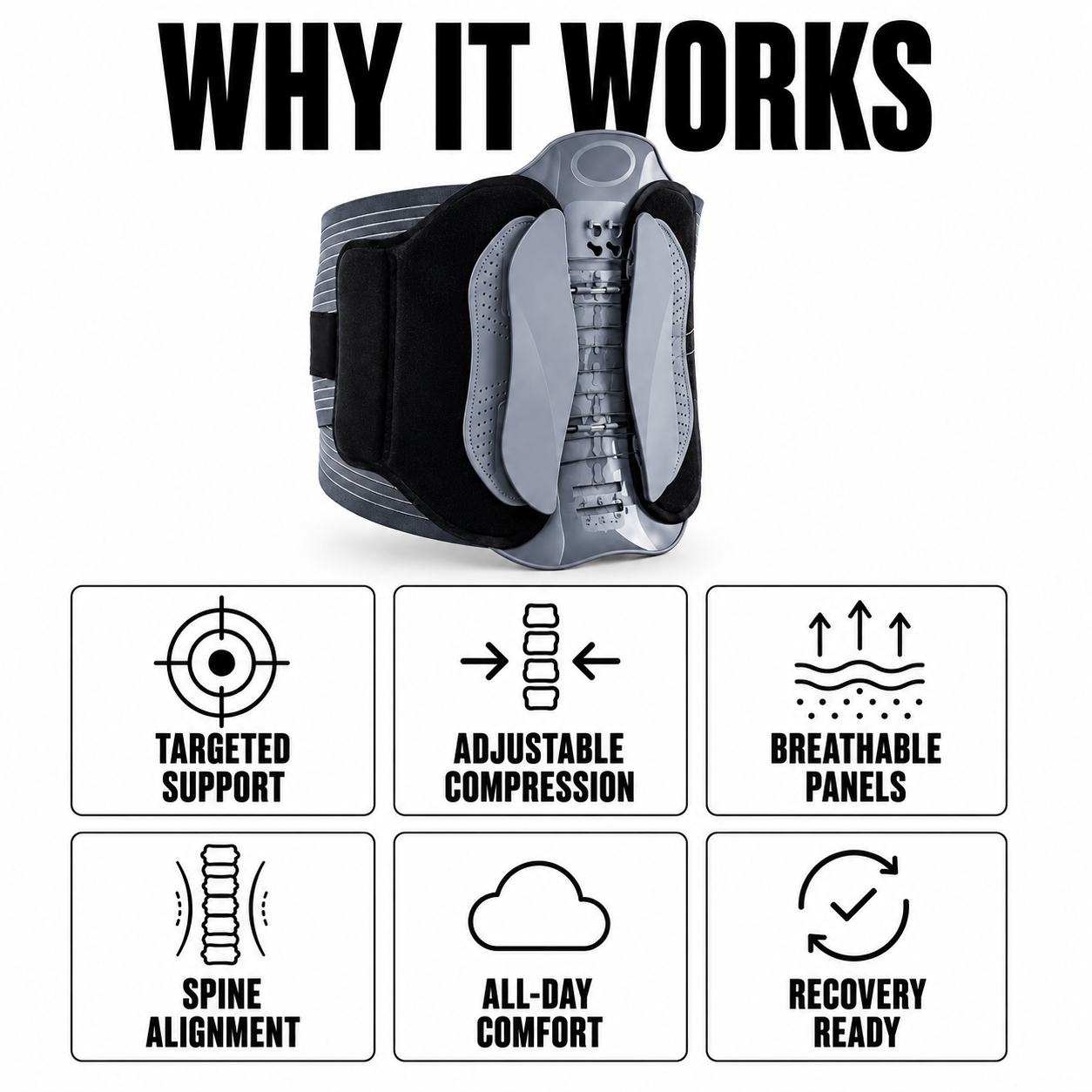 FITWRLD Pro Back Support