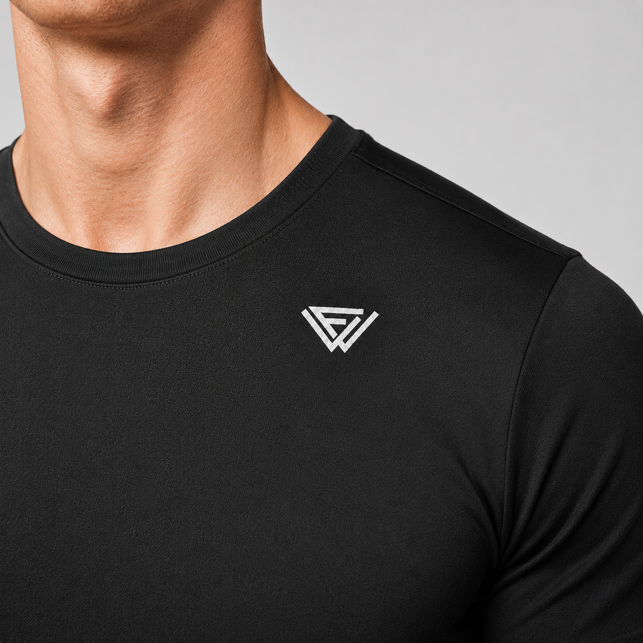 "FITWRLD" COMPRESSION TEE