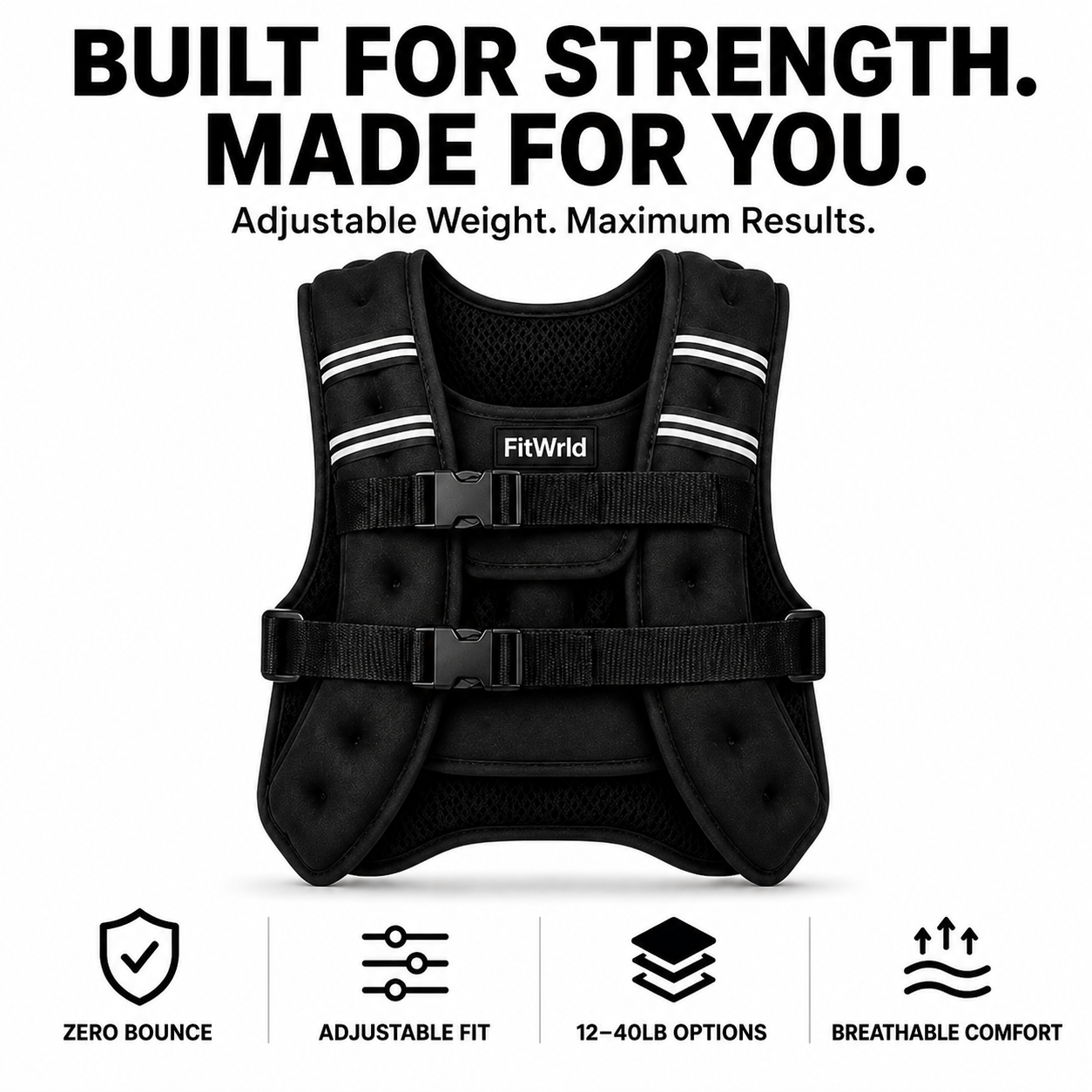 FitWrld Weighted Vest