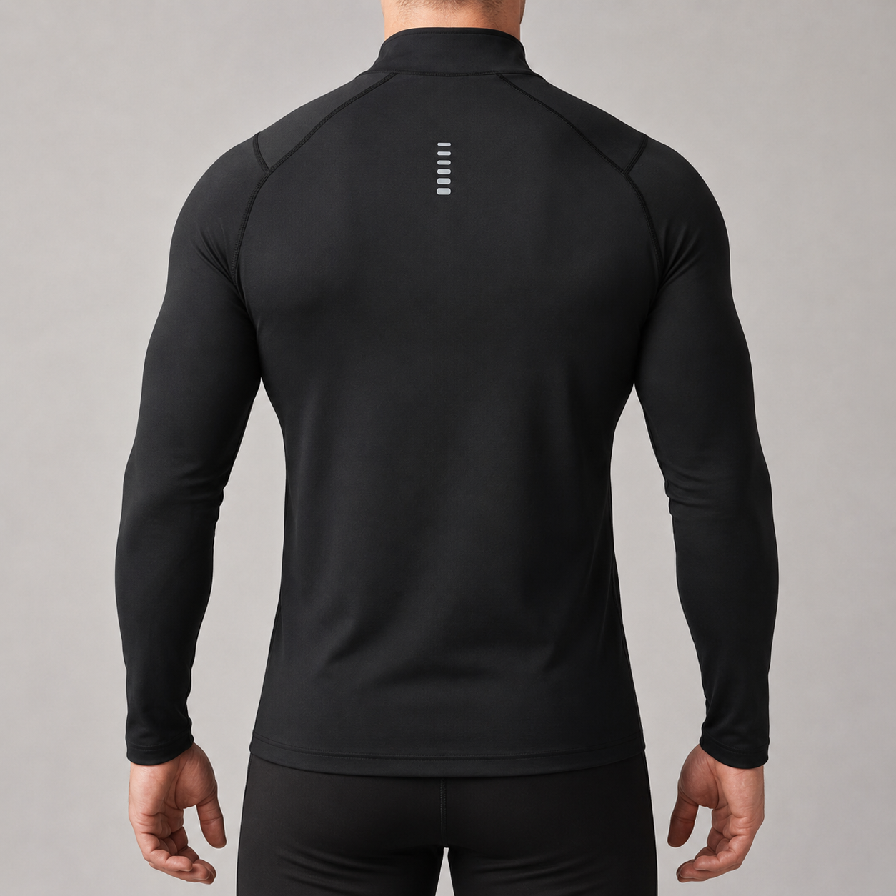 Performance Quarter-Zip Mock Neck Top