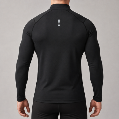 Performance Quarter-Zip Mock Neck Top