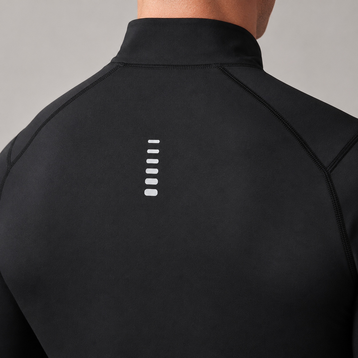 Performance Quarter-Zip Mock Neck Top