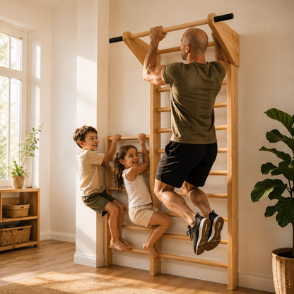 Wooden Wall Ladder Gym