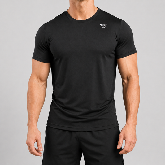 "FITWRLD" COMPRESSION TEE