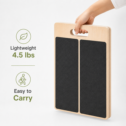 Adjustable Wooden Slant Board for Calf Stretching