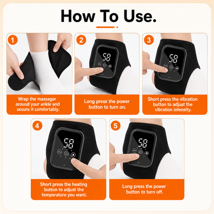 FitWrld Heated Ankle Massager