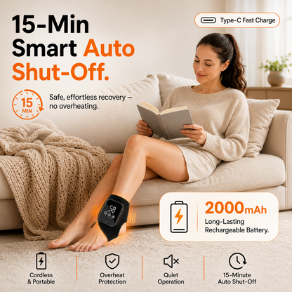 FitWrld Heated Ankle Massager
