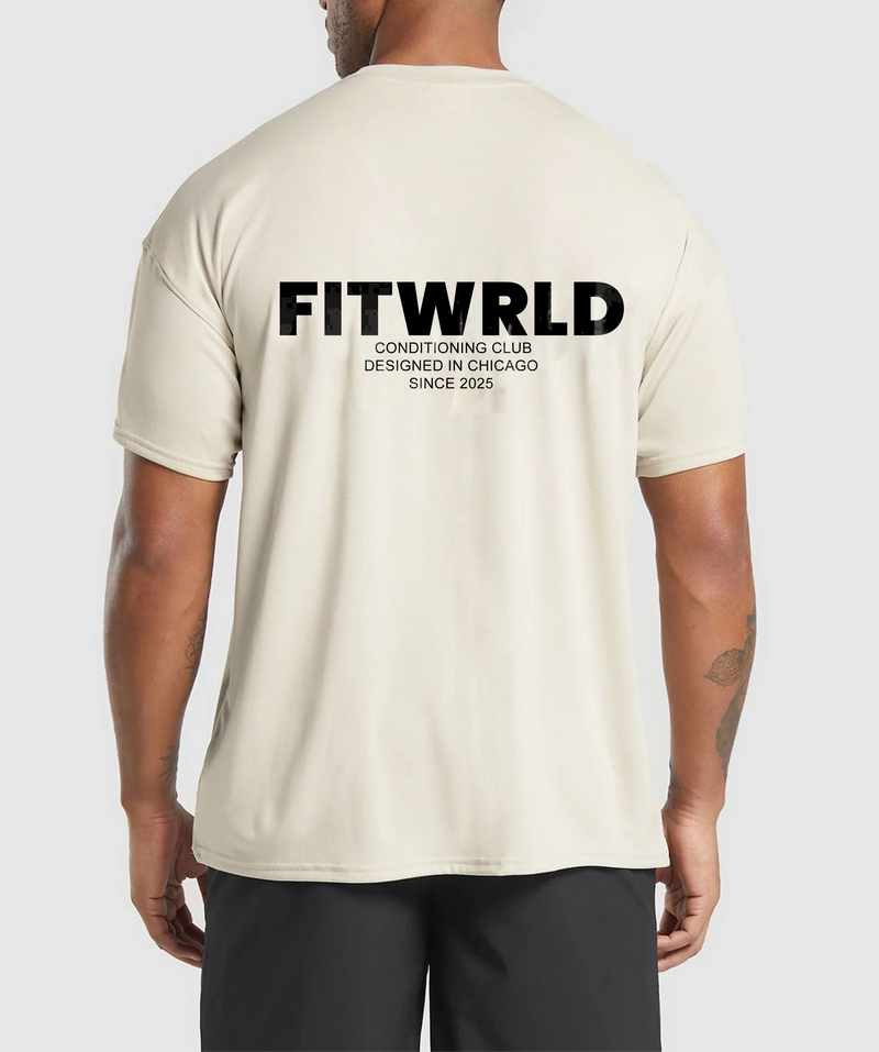 FITWRLD CONDITIONING CLUB - OVERSIZED TEE